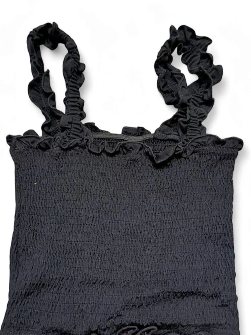 Black Smocked Camisole Like New